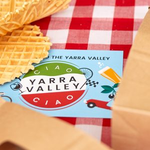 Ciao Yarra Valley Ciao festival branding by Sonsie Studios.