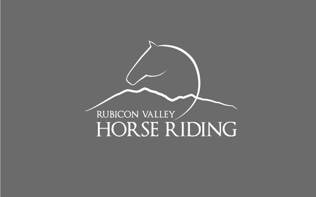 Rubicon Valley Horse Riding victoria logo design.